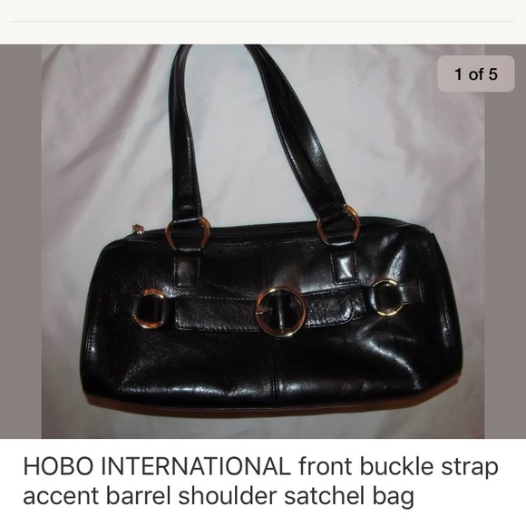 HOBO INTERNATIONAL hobo barrel buckle satchel bag - Picture 1 of 6